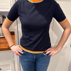 Tory Sport Never Been Worn Navy Blue Cotton Sweater